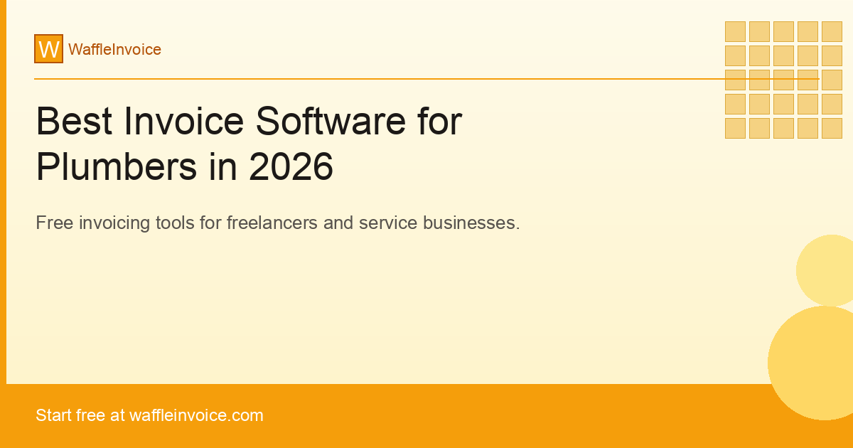 Best Invoice Software for Plumbers in 2026