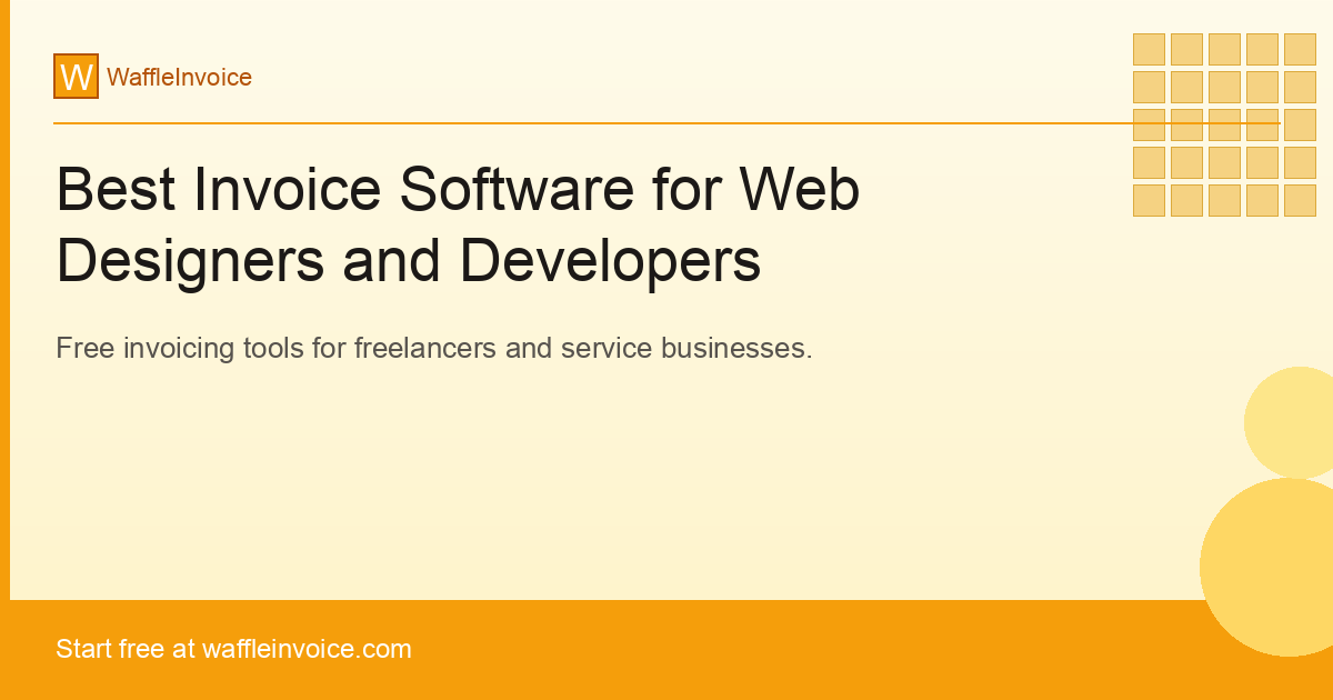 Best Invoice Software for Web Designers and Developers