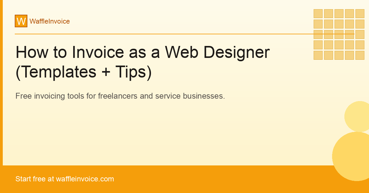 How to Invoice as a Web Designer (Templates + Tips)