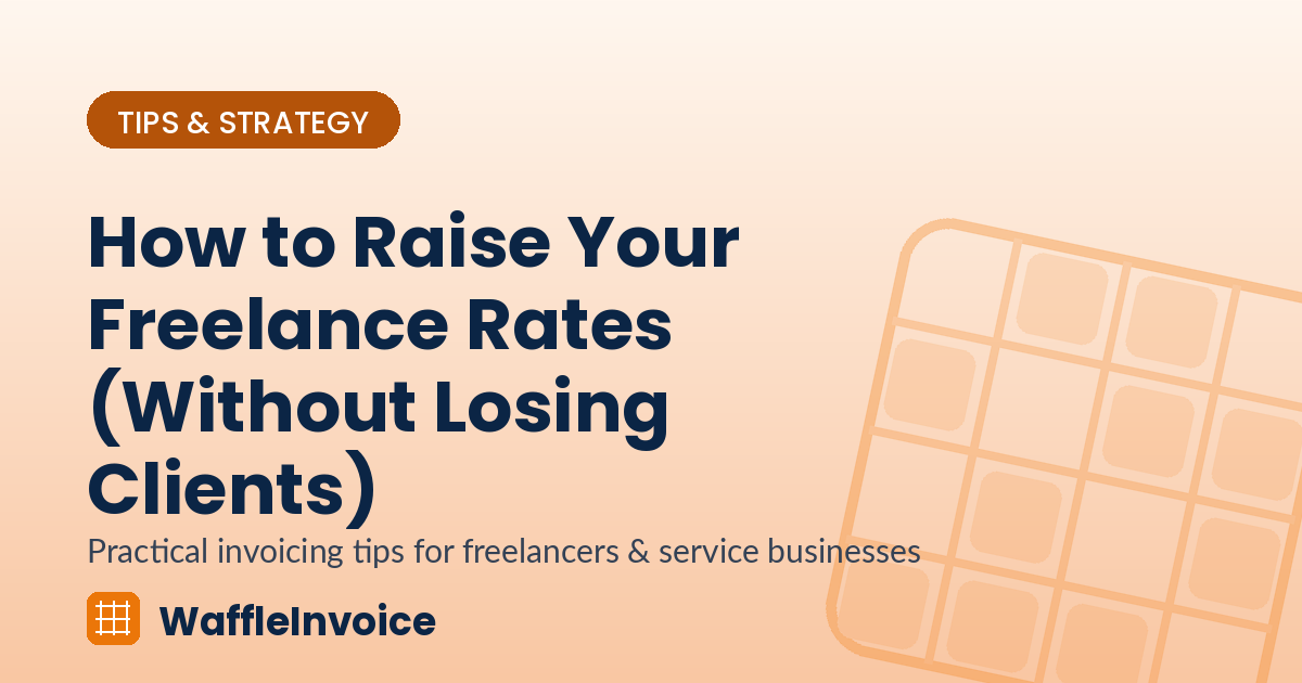 How to Raise Your Freelance Rates (Without Losing Clients)